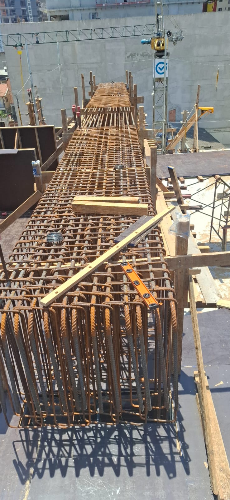 Obra Viga e Nível RME